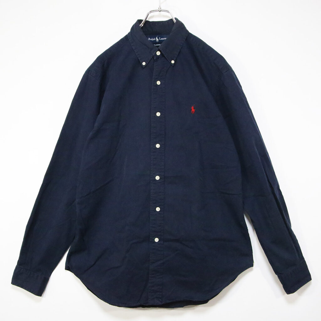 polo ralph lauren button down shirts navy